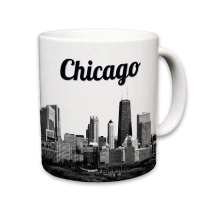 Sweet Gisele Chicago ceramic coffee mug