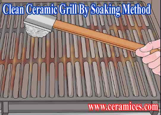 clean grill grates by soaking method