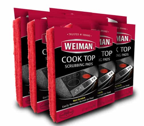 Weiman cooktop scrubbing pads