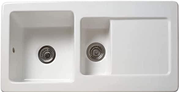 Reginox Reversible Inset Ceramic Sink RL501CW 1.5 Bowl