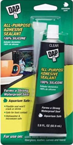 DAP all-purpose sealant with 100% silicone