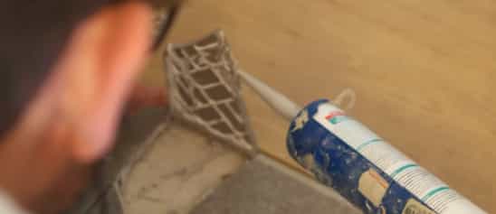 Application of mortar