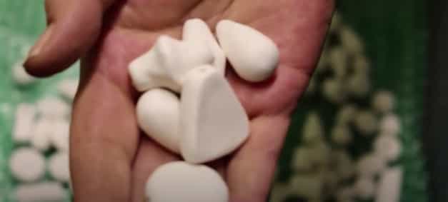 Example of ceramic beads