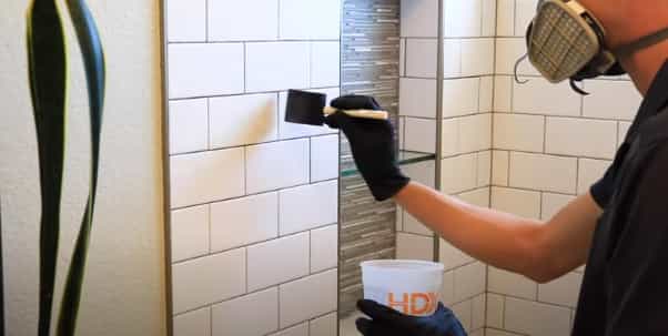 How To Seal Ceramic Tile Floor Step By, How To Apply Sealer Porcelain Tile On Wall