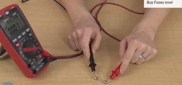 Test the ceramic fuse without a multimeter