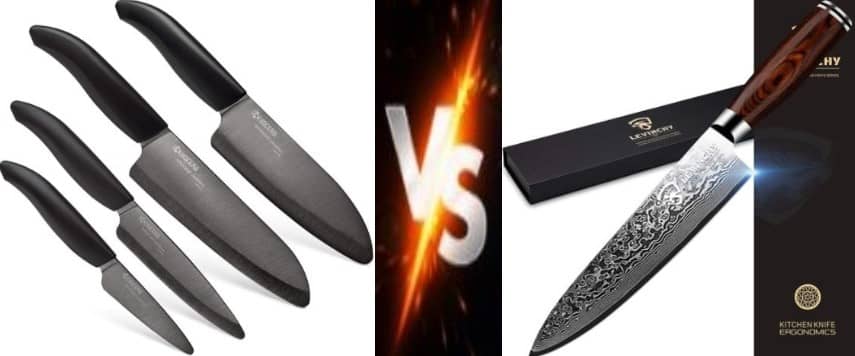 Ceramic vs steel knife | steel vs ceramic knife