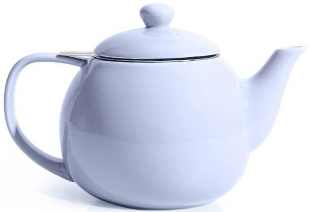 Best White Ceramic Teapot Sweese Porcelain Teapot with Stainless Steel Infuser